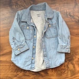 Chambray Button Up
